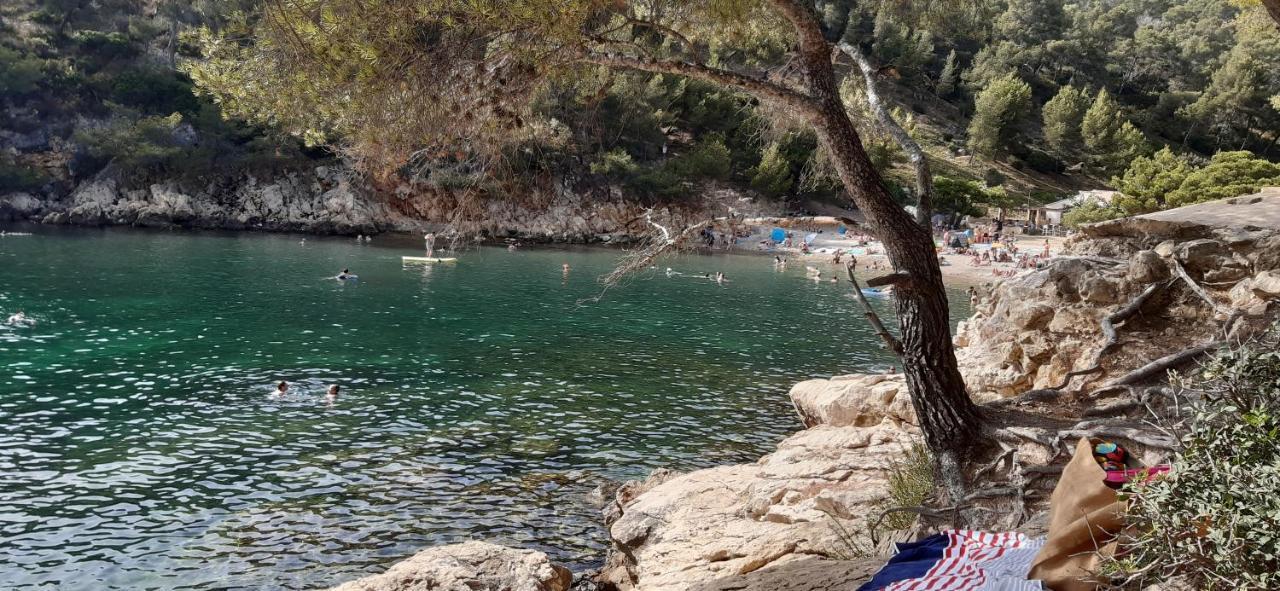 Petit coin de paradis au soleil près de la mer Saint-Cyr-sur-Mer Eksteriør billede